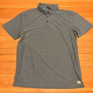 Vuori Strato Tech Polo Shirt light blue stretch quick dry